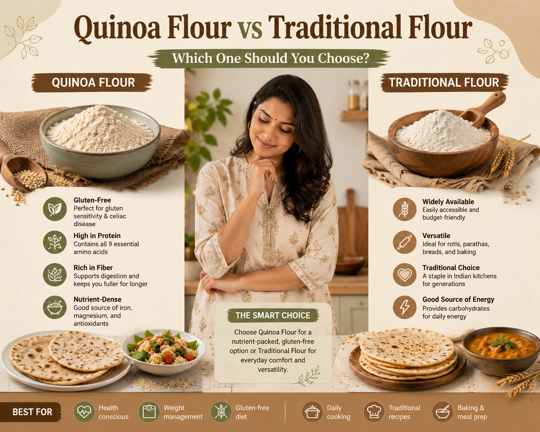 Quinoa Flour vs Traditional Flour: Which One Should You Choose?