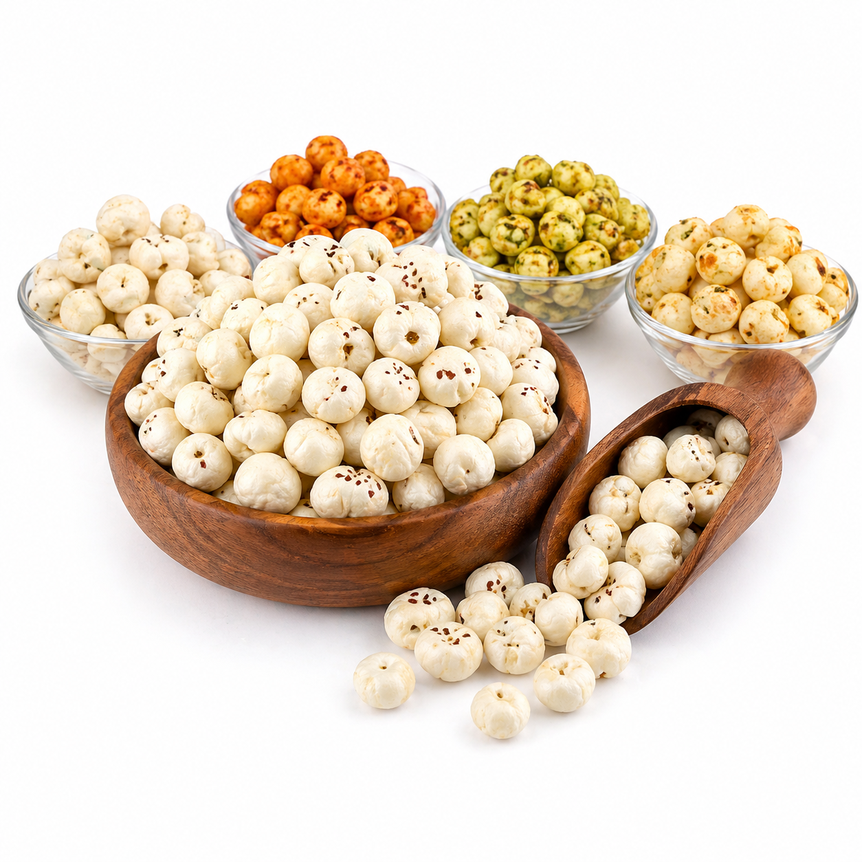 Raw & flavoured makhana